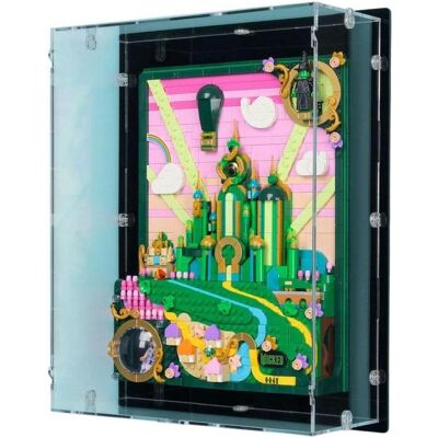 iDisplayit Acryl-Wand-Display für LEGO 75685 Emerald City Wandkunst (Mit schwarzem Hintergrund) iDisplayit Acryl-Wand-Display für LEGO 75685 Emerald City Wandkunst (Mit schwarzem Hintergrund)
