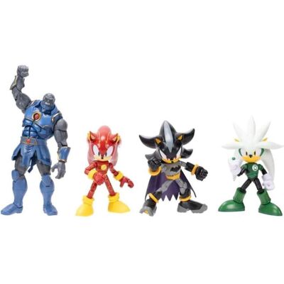 Jakks Pacific DC x Sonic the Hedgehog - Figure 5 Power vs Speed 4-pack (429094) Jakks Pacific DC x Sonic the Hedgehog - Figure 5 Power vs Speed 4-pack (429094)