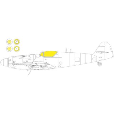 Eduard S-199 bubble canopy Weekend 1/72 Eduard S-199 bubble canopy Weekend 1/72