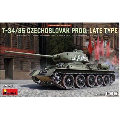 Mini art Miniart 1:35 - T34/85 Czechoslovak Prod, Late Type Mini art Miniart 1:35 - T34/85 Czechoslovak Prod, Late Type