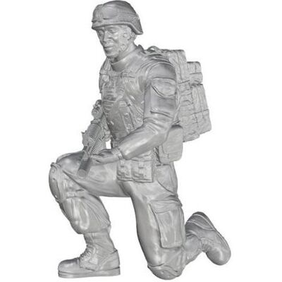 CMK Kneeling Soldier(on left knee) US Army Infantry Squad 2nd Division f.M1126 Stryker CMK Kneeling Soldier(on left knee) US Army Infantry Squad 2nd Division f.M1126 Stryker
