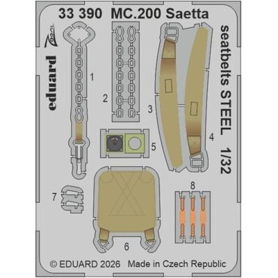 Eduard MC.200 Saetta for Italeri Eduard MC.200 Saetta for Italeri