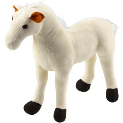 Lean Toys Weisses Pferd 40x37cm (37 cm) Lean Toys Weisses Pferd 40x37cm (37 cm)