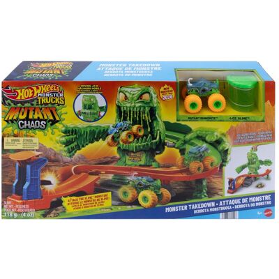 Hot Wheels Monster Trucks 1:64 Mutant Chaos Ooze Monster Playset Hot Wheels Monster Trucks 1:64 Mutant Chaos Ooze Monster Playset