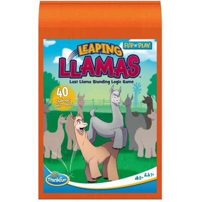 Ravensburger ThinkFun 76545 - Flip N' Play Leaping Llamas - das Logikspiel, für Kinder und Erwachsene ab 8 (Deutsch, Französisch, Italienisch, 1 Spieler) Ravensburger ThinkFun 76545 - Flip N' Play Leaping Llamas - das Logikspiel, für Kinder und Erwachsene ab 8 (Deutsch, Französisch, Italienisch, 1 Spieler)