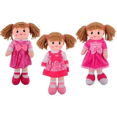 Johntoy Baby Rose weiche Puppe, 40cm, Mehrfarbig Johntoy Baby Rose weiche Puppe, 40cm, Mehrfarbig