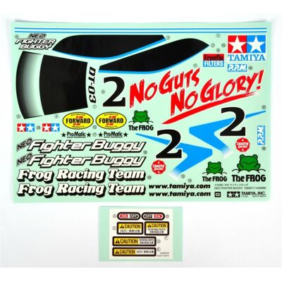 Tamiya DT03 Sticker Neo Fighter Buggy Tamiya DT03 Sticker Neo Fighter Buggy