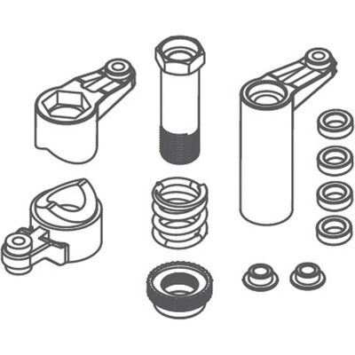 Absima servo safer und lenkpfosten Absima servo safer und lenkpfosten