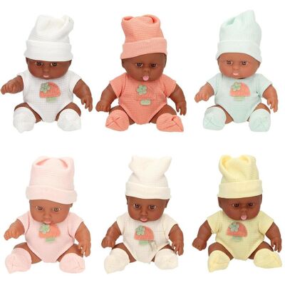 Lobbes Babypuppe mit Waffelanzug und Mütze Lobbes Babypuppe mit Waffelanzug und Mütze