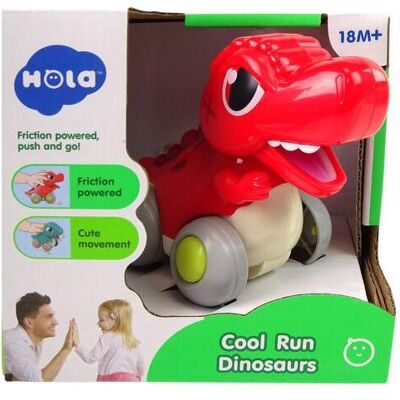 Lean Toys Dinosaurier auf Rädern T-Rex rot Lean Toys Dinosaurier auf Rädern T-Rex rot