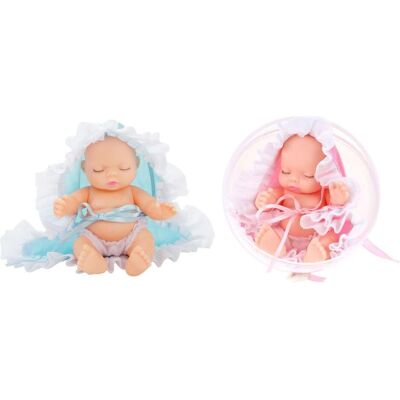 Toi-Toys Baby Beau Babypuppe in Kugel, 12 cm Toi-Toys Baby Beau Babypuppe in Kugel, 12 cm