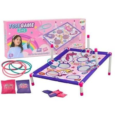 Lean Toys 2-in-1-Geschicklichkeitsspiel: Sack- und Ringwurf Lean Toys 2-in-1-Geschicklichkeitsspiel: Sack- und Ringwurf