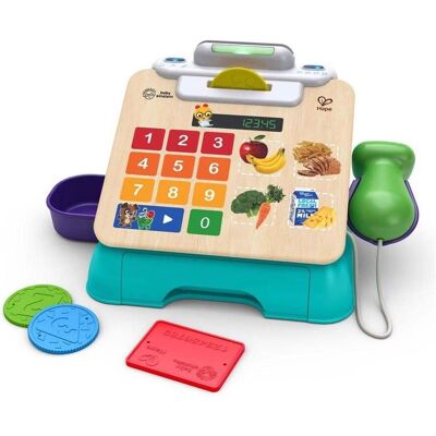 Hape, Kaufladen Zubehör, Magic Touch Cash Register DK/NO/SE Hape, Kaufladen Zubehör, Magic Touch Cash Register DK/NO/SE