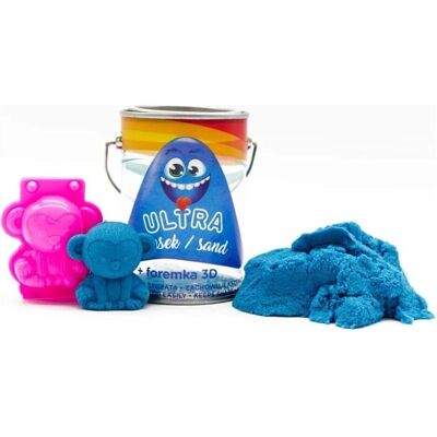 EPEE EP Ultra Piasek - puszka 150g niebieski + foremka 3D małpka 093759 EPEE EP Ultra Piasek - puszka 150g niebieski + foremka 3D małpka 093759