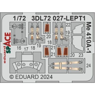 Eduard Me 410A-1 SPACE 1/72 AIRFIX Eduard Me 410A-1 SPACE 1/72 AIRFIX