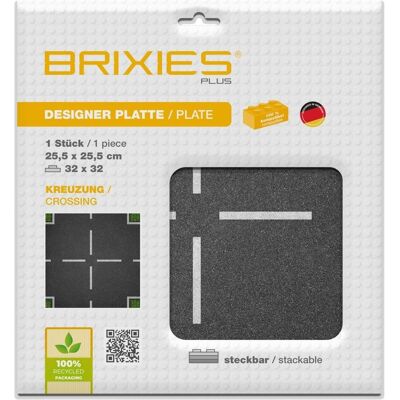 Brixies Bauplatte 32x32 Kreuzung Brixies Bauplatte 32x32 Kreuzung
