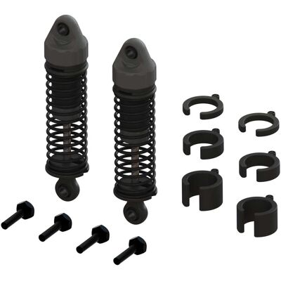 Arrma Shock Set, 58mm Length, 800cSt Oil (2): GROM Arrma Shock Set, 58mm Length, 800cSt Oil (2): GROM