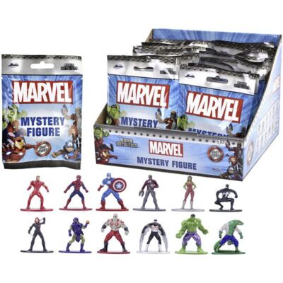 Jada Marvel Blind Pack Nanofigs, 12-sort. Jada Marvel Blind Pack Nanofigs, 12-sort.