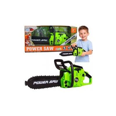 Lean Toys Spielzeugkettensäge mit Licht und Sound, grün Lean Toys Spielzeugkettensäge mit Licht und Sound, grün