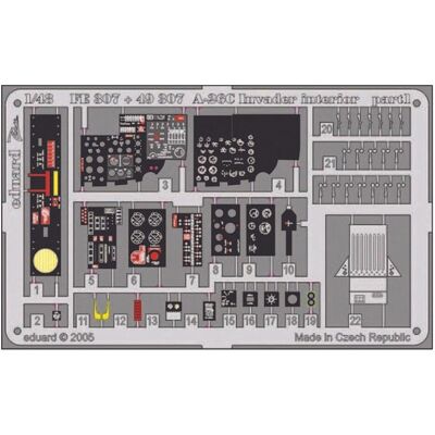 Eduard A-26C Invader interior FE307 Eduard A-26C Invader interior FE307