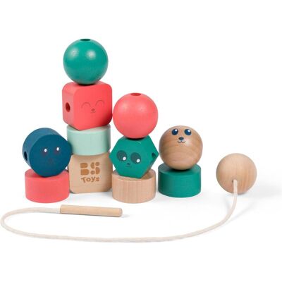 BS Toys Holzperlen Junior - 13 Stück. BS Toys Holzperlen Junior - 13 Stück.