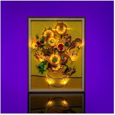 Light my bricks LMB 2.0 LED Licht Set für LEGO 31215 Vincent Van Gogh - Sonnenblumen Light my bricks LMB 2.0 LED Licht Set für LEGO 31215 Vincent Van Gogh - Sonnenblumen