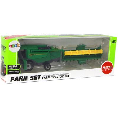 Lean Toys Landwirtschaftliches Fahrzeug Mähdrescher Aluminium Grün Lean Toys Landwirtschaftliches Fahrzeug Mähdrescher Aluminium Grün