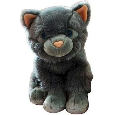 Smily Plüsch sitzende graue Katze Smily Plüsch sitzende graue Katze