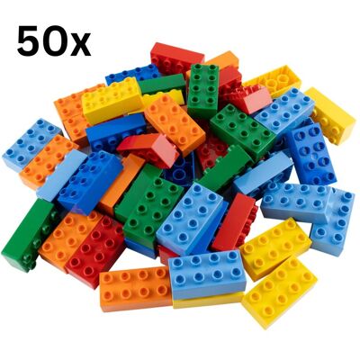 Lego KiTa-Mischung fuer 1 Kind 2x4 Bausteine Bunt NEU! 50 Stueck – Jede Mischung individuell Lego KiTa-Mischung fuer 1 Kind 2x4 Bausteine Bunt NEU! 50 Stueck – Jede Mischung individuell