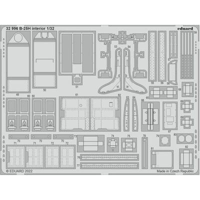Eduard B-25H interior for HKM Eduard B-25H interior for HKM
