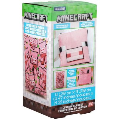 Paladone Minecraft Schwein Kissen Decke - Kissen Decke Paladone Minecraft Schwein Kissen Decke - Kissen Decke