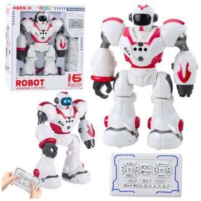 Lean Toys Interaktiver ferngesteuerter RC-Roboter mit 16 Funktionen, Licht- und Soundeffekten, pink Lean Toys Interaktiver ferngesteuerter RC-Roboter mit 16 Funktionen, Licht- und Soundeffekten, pink