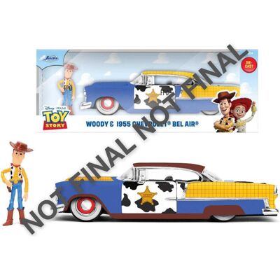 Jada Toy Story Woody 1955 Chevrolet 1:24 Jada Toy Story Woody 1955 Chevrolet 1:24