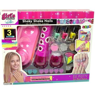 Lean Toys, Frisierkopf, Nagellack-Set Lean Toys, Frisierkopf, Nagellack-Set