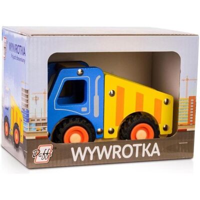 Daff Holzauto mit Reifen - Muldenkipper Daff Holzauto mit Reifen - Muldenkipper
