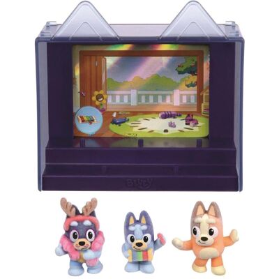 Moose BLUEY Fuzzies figurines 3-pack, CDU Moose BLUEY Fuzzies figurines 3-pack, CDU