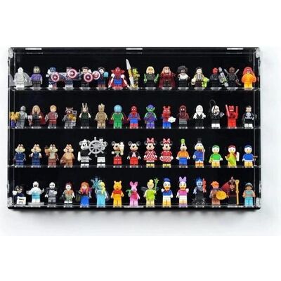 iDisplayit Acryl-Wand-Display für 60 LEGO-Minifiguren (Mit schwarzem Hintergrund) iDisplayit Acryl-Wand-Display für 60 LEGO-Minifiguren (Mit schwarzem Hintergrund)