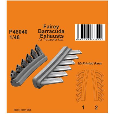 CMK Fairey Barracuda Exhausts for Trumpeter CMK Fairey Barracuda Exhausts for Trumpeter