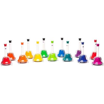 Fuzeau 13 gestimmte Glocken zum Schlagen, 2-in-1-Set, farbig, ab 3 Jahren Fuzeau 13 gestimmte Glocken zum Schlagen, 2-in-1-Set, farbig, ab 3 Jahren