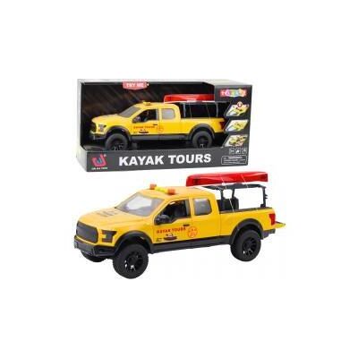 Lean Toys Lean Geländewagen Kajaktransport Lichter Geräusche Gelb Lean Toys Lean Geländewagen Kajaktransport Lichter Geräusche Gelb