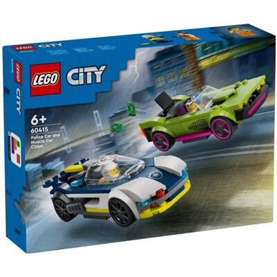 City Poscig – ein Polizeiauto im Muscle-Car-Stil (60415) (LEGO City) City Poscig – ein Polizeiauto im Muscle-Car-Stil (60415) (LEGO City)