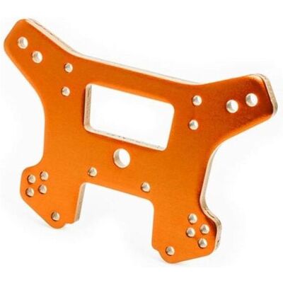 Traxxas dämpferbrücke vorn 6061-t6 alu orange eloxiert Traxxas dämpferbrücke vorn 6061-t6 alu orange eloxiert