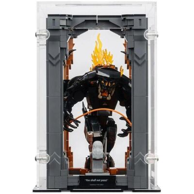 iDisplayit Acrylic display for the closed LEGO 10367 Lord ofr te Rings Balrog Book Nook (With black floor) iDisplayit Acrylic display for the closed LEGO 10367 Lord ofr te Rings Balrog Book Nook (With black floor)