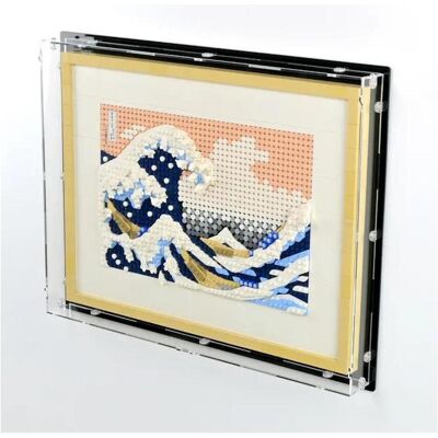 iDisplayit Acryl-Wand-Display für LEGO 31208 Hokusai - Grosse Welle (Mit schwarzem Hintergrund) iDisplayit Acryl-Wand-Display für LEGO 31208 Hokusai - Grosse Welle (Mit schwarzem Hintergrund)