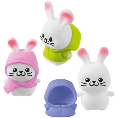 Magni Squeeze Hase Dress-Up 2 Teile 3fach sortiert Magni Squeeze Hase Dress-Up 2 Teile 3fach sortiert