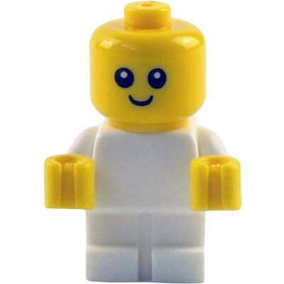 Lego Baby Minifigur Weisser Koerper mit Gelben Haenden NEU! Menge 1x Lego Baby Minifigur Weisser Koerper mit Gelben Haenden NEU! Menge 1x