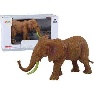 Lean Toys Braune Safari-Figur eines afrikanischen Elefanten Lean Toys Braune Safari-Figur eines afrikanischen Elefanten