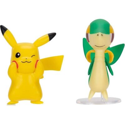 Jazwares Pokémon Figuren 2er-Pack Serpifeu & Pikachu 8 cm Jazwares Pokémon Figuren 2er-Pack Serpifeu & Pikachu 8 cm