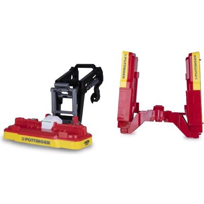 Jamara Mähwerke rot mit Frontlader Pöttinger für RC-Traktor Fendt Vario 1:24S Jamara Mähwerke rot mit Frontlader Pöttinger für RC-Traktor Fendt Vario 1:24S