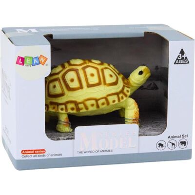 Lean Toys Figur Schildkröte Reptil hellgelb braun Lean Toys Figur Schildkröte Reptil hellgelb braun